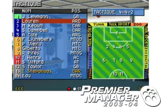 Image n° 1 - screenshots  : Premier Manager 2003-04